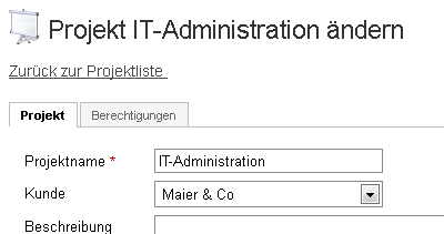Projekt-Zeiterfassung