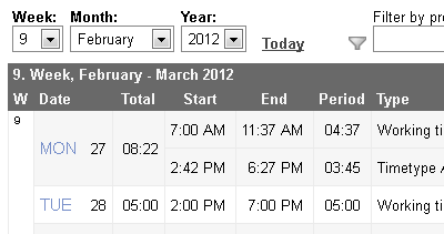 Online Timesheet