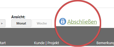 Zeiteintraege abschliessen
