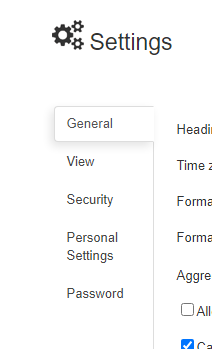 Time and Attendance Settings