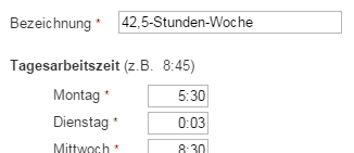 Arbeitszeitmodelle und Ueberstunden